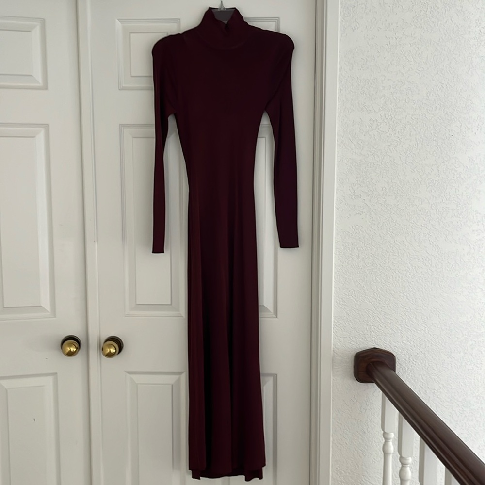 Reddish brown Zara dress